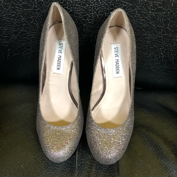 Steve Madden Glitter CARYSSAG Size 7.5 - Picture 5 of 8